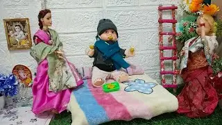 Barbie Routine in Indian village|gudiya wala part-77|Barbie barbie|barbie ki kahani 