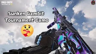 Sunken Gambit: Is the NEW Tournament Camo the Best in Codm History?
