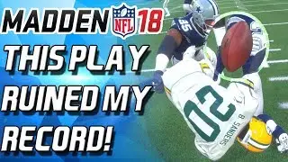 THIS PLAY RUINED MY PERFECT RECORD VS BARRY SANDERS! - Madden 18 Ultimate Team