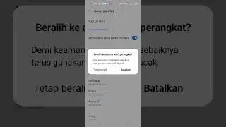 Tutorial Mengganti MAC Acak Menjadi MAC Perangkat di SmartPhone