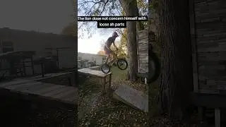 New feature #dontbeboring #mtb  #bmx #dirtjumper #180 #bigcool