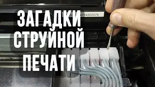 Принтер Epson не печатает, печатает с пропусками, загадки струйной печати