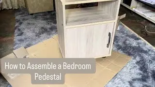 DIY Bedroom Pedestal Assembly | Affordable Fair Price Furniture Step-by-Step | #diy #assembly