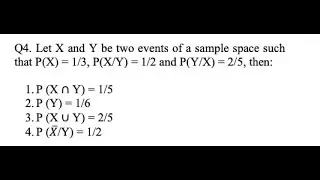 TS EAMCET Probability September 10, 2020 Shift 1 - Solution in English