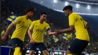 Ronaldo unleashed! ⚡ Net destroyed in Al Nassr #CR7 #Ronaldo #Goal #AlNassr #eFootball #cristiano 