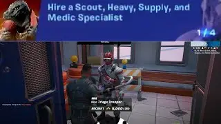 Hire a Scout, Heavy, Supply, and Medic Specialist Fortnite