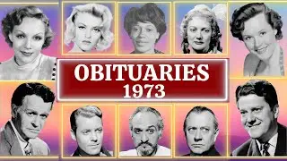 Famous Faces Who Passed Away in 1973 Part 02 OBITUARIES TV