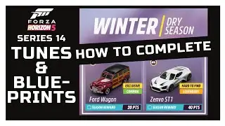 Forza Horizon 5 Series 14 Winter How to Complete Tunes & Blueprints