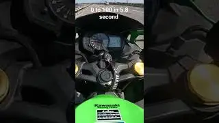 The fastest inline four 250 CC 🔥0 to 100 test feat Kawasaki ninja 250rr#viral #trending #motovlog