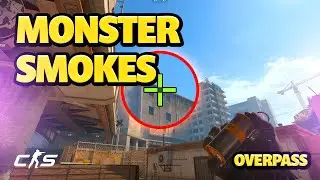Overpass CS2 - Smoke Monster (4 SPOTS)