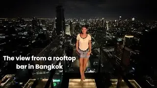Vertigo roof-top Bar in Bangkok, Thailand #subscribe #shorts #beautiful #shortvideo #girl #short 