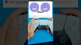 PS5 Hall Effect Accuracy and Circularity Test #ps5 #gaming #controllerrepairing #stickdrift