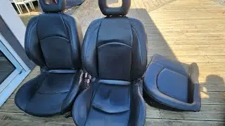 Installation des nouveaux si&egrave;ges cuir peugeot 206