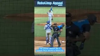 RoboUmp.  The pitcher doesn&rsquo;t like the call, asks for an ABS Challenge:  #Baseball #Life #MA2tv #ABS