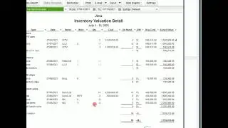Stock Summary Report with Quick Books