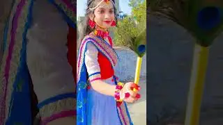 radha look #radharani #radha #newshorts #makeup #makeuplook