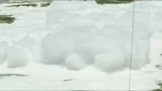 Bengaluru's Bellandur Lake continues to spill toxic foam