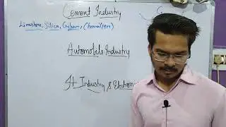 MANUFACTURING INDUSTRIES |CEMENT INDUSTRY | IT SECTORS | AUTOMOBILE INDUSTRY | GEOGRAPHY | CLASS10