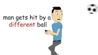 Man Gets Hit By A Different Ball
