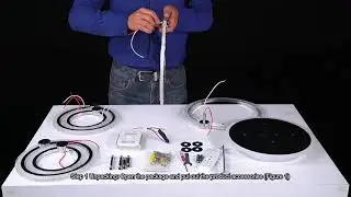 Led Ceiling Light DYCLED Modern 6 Rings light Fixture installation video