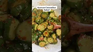 Korean Cooking 101: Korean Cucumber Salad 🥒 | Easy Recipe for a Refreshing Side Dish