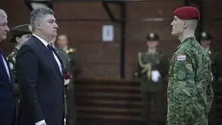 Predsjednik Milanović na obilježavanju 25. obljetnice ustrojavanja Počasno-zaštitne bojne