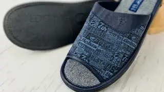 🌿 Тапочки чоловічі Белста з відкритим носком 027 Синій