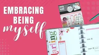 PRESSED FLORALS PLAN WITH ME HAPPY PLANNER DASHBOARD LAYOUT
