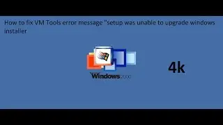 HOW TO FIX VM tools error message 
