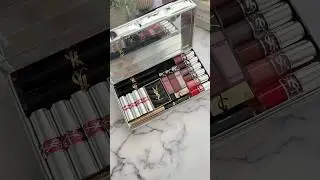 So satisfying 🤍 #organization #yslbeauty #asmrpacking #asmrorganizing #organizewithme #makeuphaul