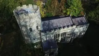 Hengrave Hall from the sky