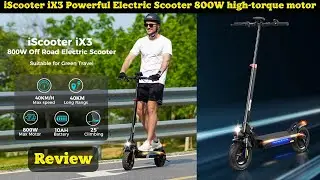 iScooter iX3 Powerful Electric Scooter 800W high-torque motor  top speed of 40 km/h