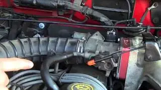 Check A/C vacuum leaks on Ford Ranger (A/C only blows through defrost)