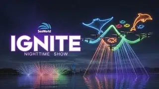 Spectacular SeaWorld Ignite Fireworks 🌟 Dancers, Drones & Nighttime Magic!