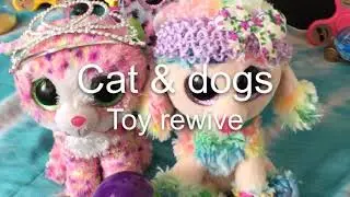 Cat 🐱 & dog 🐶 toy review the Easter egg 🐰