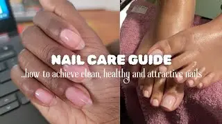 Nail care tips for black girls| how to maintain healthy nails #blackgirlcreator #beautytricks 