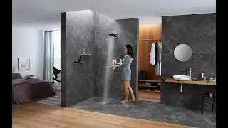 Hansgrohe Rainfinity brusesystem, RainSelect armatur & RainFinity 3jet hovedbruser