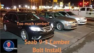 Занижены колёса? Исправлен развал! Установка развального болта SAAB 9-3 | Другой канал SAAB