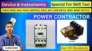 Power Contactor || Internal Part of Contactor | #iti #itipractical #itieducationskill #skill