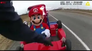 Cops Pull Over MARIO KART?! (AI) #Sora