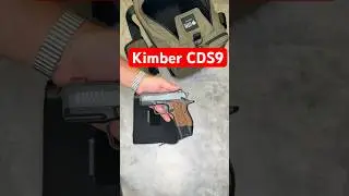 Kimber CDS9 fit in Padded Pistol Pouch for the Lynx Defense Range Bag #kimber #9mmluger
