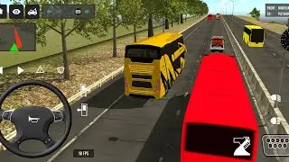 Euro Bus Driving Game Public Transportation 2025 Indonesia Bus Simulator Android Gameplay @gaming