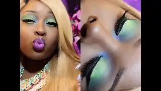 FULL FACE! SOUR APPLE TUTORIAL FEATURING BH COSMETICS AND UNIWIGS