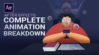 Mobile Addiction Animation Project Breakdown || After Effects Project Workflow