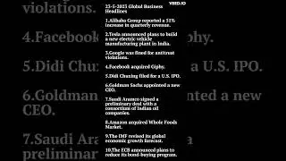 23-5-2023 1 Minute Global Business Headlines (By: Bloomberg, Cnbc, FT, Reuter, Verge, Wsj )