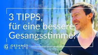 3 PROFI-Tipps f&uuml;r eine BESSERE Gesangsstimme!