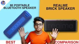 Realme brick Bluetooth speaker vs mi portable Bluetooth speaker comparison | which one is best ?
