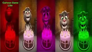 My Talking Tom Cat Colors -- Funny Fails Movement -- Tom Happy Brithday Gameplay Mobile