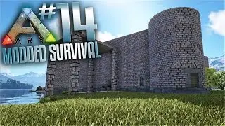 Ark Modded Survival - Ep 14 - Ark Advanced Architecture Castle Building w DraaxLP (Ark Gameplay