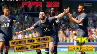 PSG vs Barcelona Parc Des Princes Stadium FIFA 22 4K Gameplay
